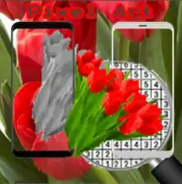 Tulip Flower Pixel Art-Flowers Coloring By Number Screen Shot 3