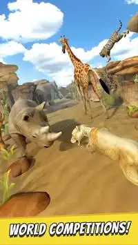 Simulador de Animais Selvagens Screen Shot 9