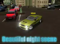Gece Otomobil Şehir Otopark 3D Screen Shot 5