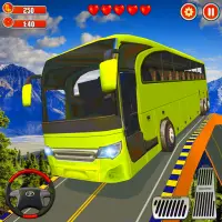 Impossible Bus Stunt Driving-Mega Ramps Stunts 3D Screen Shot 6