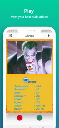 Classic Comic Cards - offline PvP card game Screen Shot 3