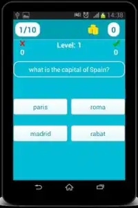 Countries Capital Quiz Screen Shot 0