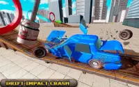 Flying Car Derby Crash Stunts & Autorennen Screen Shot 4