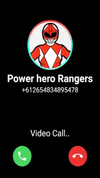 Power's Hero Rangers Video Call & Chat Simulator Screen Shot 3