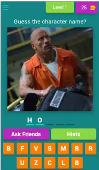 Fast and Furious Guess characters Screen Shot 0