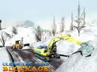 Winter Snow Plow Koparka Sim Screen Shot 7