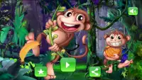 Jungle Monkey Run 3 -  Banana Jungle Screen Shot 1