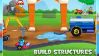 kids builder truck game Screen Shot 3