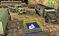 オフ 道路 トラック パーキング 軍 ゲーム Screen Shot 0