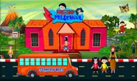 Дошкольное обучение: игра в городскую школу Screen Shot 1