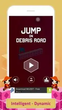 Jump on Debris Road Screen Shot 2