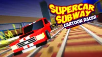 Supercar Subway Kartun racer Screen Shot 0