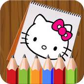 How to color Kitty for fans