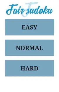 Fair Sudoku Screen Shot 1