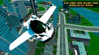 Flying Car Game driving Screen Shot 5