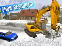 Снег Экскаватор Rescue Sim Screen Shot 10