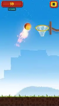 Basketball Dunk Bouncing Ball Screen Shot 0
