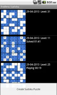 Sonsuz Sudoku ücretsiz Screen Shot 0