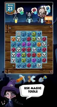 Halloween Candy - Witches Hammer & Fruit Cells Screen Shot 0