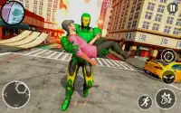 Superhero Iron Robot - Gangster Crime City Mission Screen Shot 5