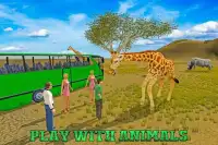 Coach Bus Sim: Zoo Driver Screen Shot 2