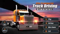 City Transporter Truck Driving Simulator Screen Shot 5