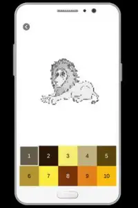 Animals Color By Number Pixel Art-Sandbox Coloring Screen Shot 1