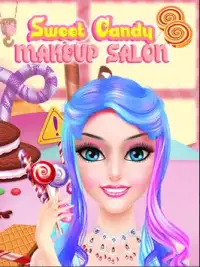 Candy Makeup Artist - Sweet Salon Games For Girls Screen Shot 0