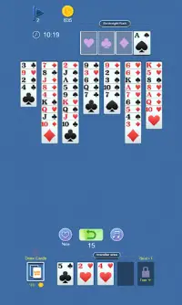 FreeCell Solitaire puzzle game Screen Shot 1