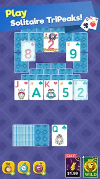 Theme Solitaire Card Games: Play Free Tripeaks Screen Shot 2