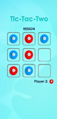 Tic Tac Two Free Board Game - Tic Tac Toe Classic Screen Shot 1