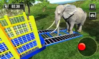 дикий зоопарк транспортер 3D вождение грузовика Screen Shot 3