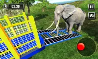 selvaggi animal zoo trasportatore 3D camion guida Screen Shot 3