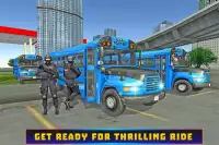 police bus chase adventure Screen Shot 0