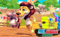 Fall Animals Knockout Racing Mania 3D: Dash N Run Screen Shot 1