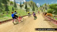 Kids BMX Bicycle Taxi Sim - Uphill Bicycle Racing Screen Shot 2