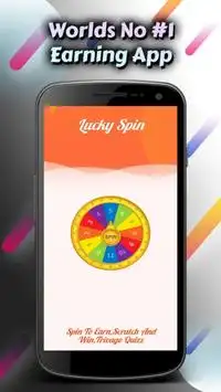 LuckySpin : Spin To Earn,Scratch & Win,Trivia Quiz Screen Shot 0