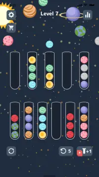 Sort Color Balls - puzzle game Screen Shot 0
