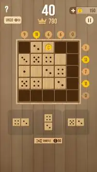 Woody Tens! - Wooden Sudoku Block Puzzle Screen Shot 2