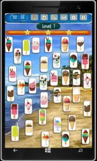 Mahjong Solitaire Ice Cream Screen Shot 4