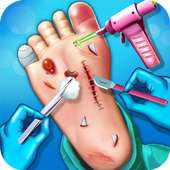 पैर सर्जरी अस्पताल सिम्युलेटर: ईआर डॉक्टर गेम