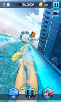 สไลด์เดอร์น้ำ - Water Slide 3D Screen Shot 1