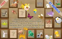 Enfant jeu de mémoire - Animaux Screen Shot 0