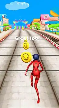 Subway Lady Super Runner Adventure 3D Game Screen Shot 0
