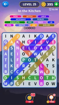 Word Search 365 - Free Puzzle Casual Game Screen Shot 3