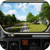 Driver inside Train Simulator