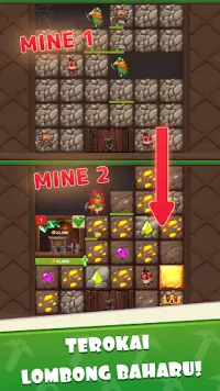 Gnome Diggers: Gold mining Screen Shot 1