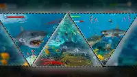 Attaque de requin VR en colère bleu hale Screen Shot 6