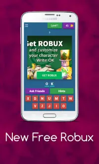 New Free Robux Generator Screen Shot 0