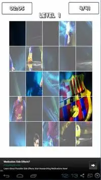 Messi Puzzle Game Screen Shot 1